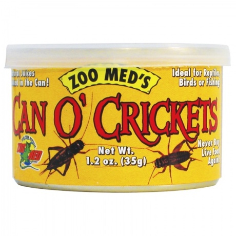 Zoomed Can O' Crickets Medium – toidukonserv keskmise suurusega ritsikate jaoks