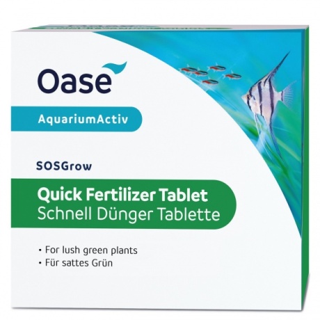 Oase SOSGrow Quick Fertilizer Tab. 10 P tabletid rohelistele taimedele, toitainete puudusega
