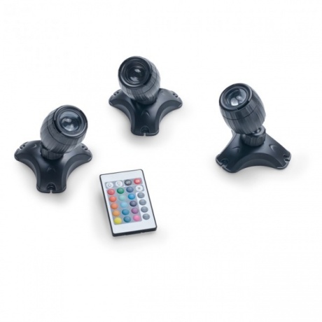 Pontec Pondostar LED Color SET 3 - LED valgustuskomplekt puldiga