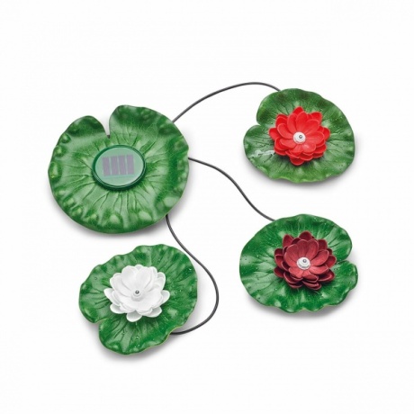 Pontec Solar Lily LED 3 - ujuvate päikesevalgustite komplekt