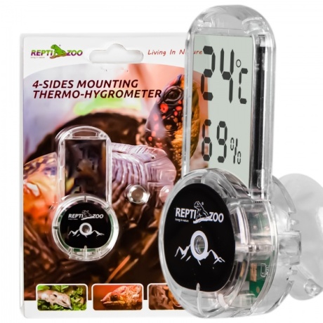 Repti-Zoo 4-suunaline termomeetri hügromeeter – LCD termomeeter ja hügromeeter