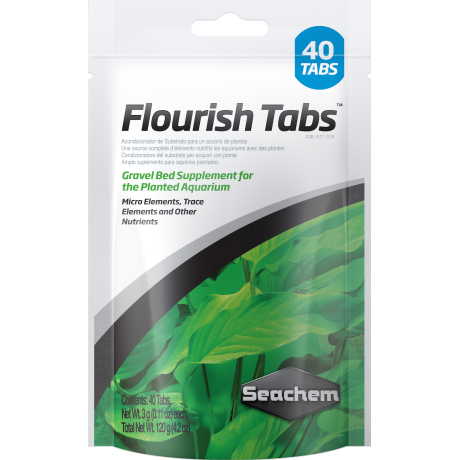 Seachem Flourish Tabs 40 tk kasvu stimuleerivad tabletid taimejuurtele