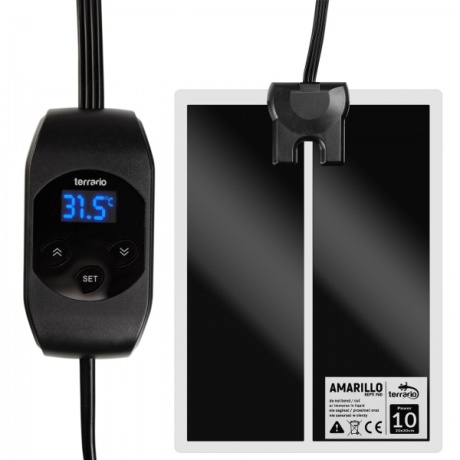 Terrario Amarillo 10W - LCD termostaadiga küttematt