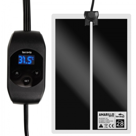 Terrario Amarillo 28W - LCD termostaadiga küttematt