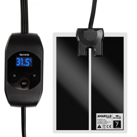 Terrario Amarillo 7W - LCD termostaadiga küttematt