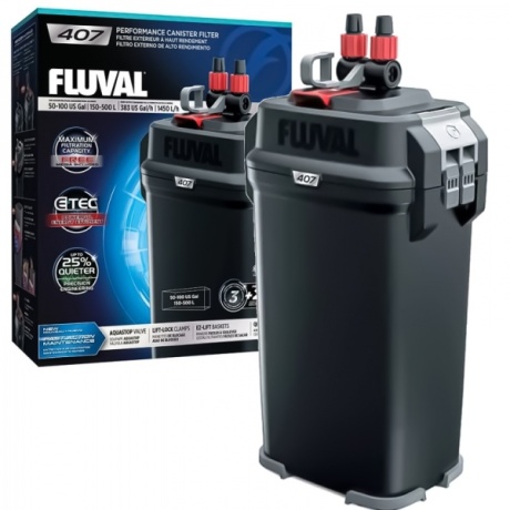 Fluval 407 - välisfilter kuni 500l