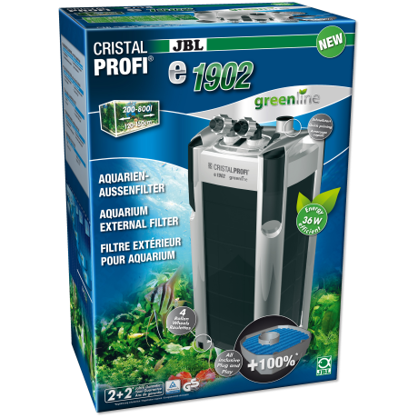Välisfilter JBL CRISTALPROFI e1902 greenline 300 kuni 800 l