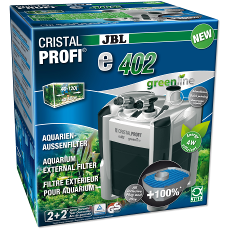 Välisfilter JBL CRISTALPROFI e402 greenline 40-120 l