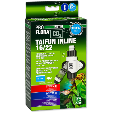 JBL ProFlora Taifun Inline 16/22 - CO2 difuusor