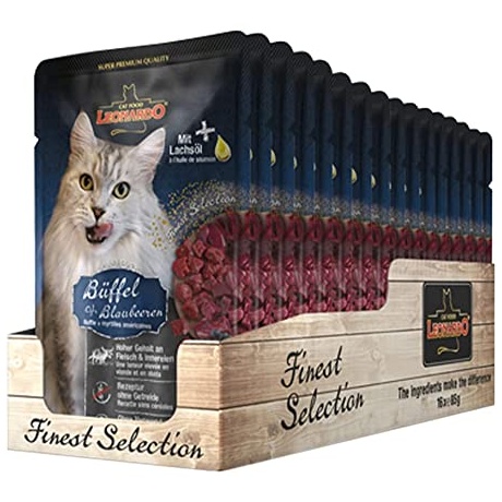 Leonardo Buffalo & Cranberry 85g konserveeritud kassitoit pühvli ja jõhvikaga