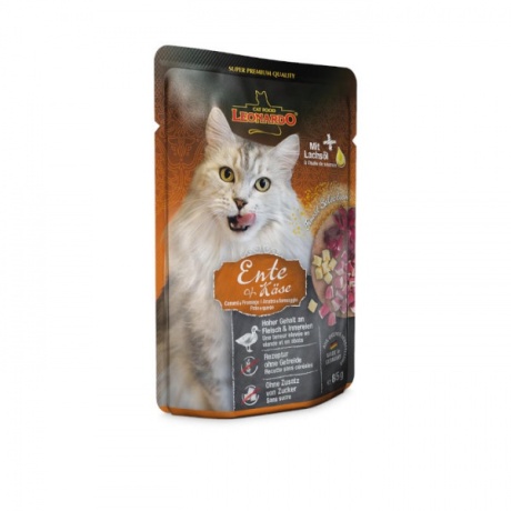 Leonardo Duck & Cheese 85g konserv kassidele pardiliha ja juustuga
