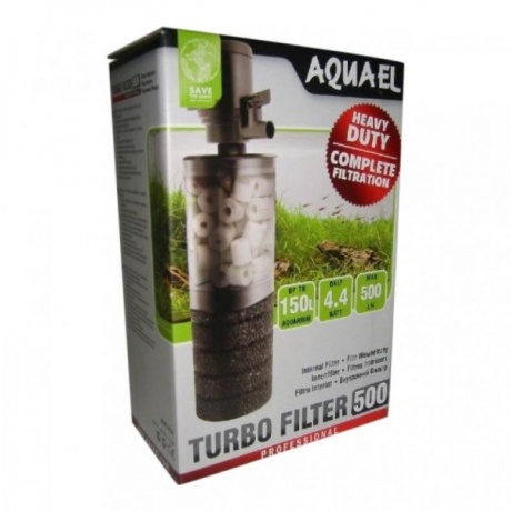 Aquael Turbo Filter 500, sisefilter akvaariumile kuni 150l