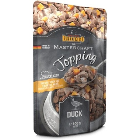 Belcando Mastercraft Topping Duck pardikonserv täiskasvanud koertele, 100g