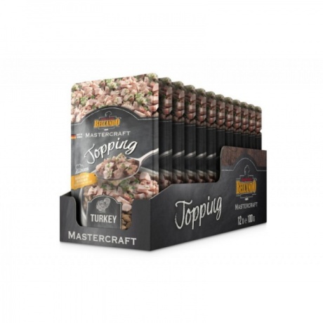 Belcando Mastercraft Topping Turkey konserv kalkuniga täiskasvanud koertele, 100g