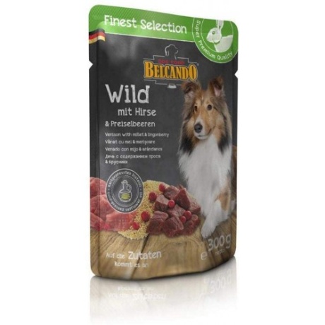 Belcando Venison/Millet konserv uluki, hirsi ja pohlaga täiskasvanud koertele, 300g