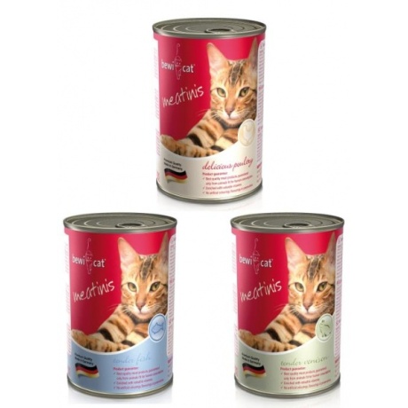 Bewi Cat Hirveliha konservid 410g täiskasvanud kassidele hirvelihaga