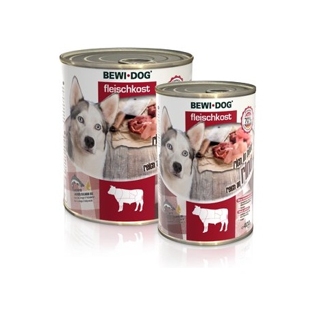 Bewi Dog Rich in Lihalihakonserv täiskasvanud koertele vasikalihaga, 400g