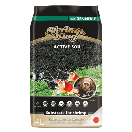 Toitemuld Dennerle Shrimp King Active Soil - 4l