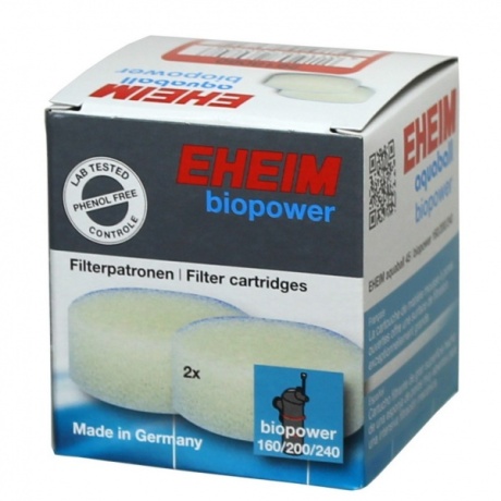 Ülemine filtrikassett Eheimi biopower aquaball 160-240 (2618060) jaoks
