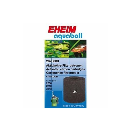 Süsinikfiltri kassett Eheim Aquaball 60-180/biopower 160-240 (2628080) jaoks