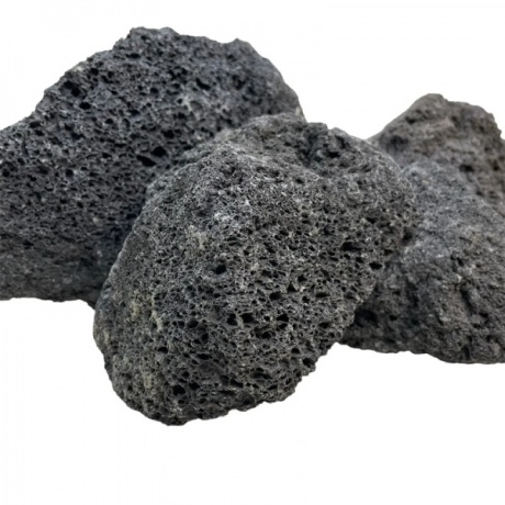 LAVA PREMIUM BLACK - Must vulkaaniline laava akvaariumile 60cm komplekt
