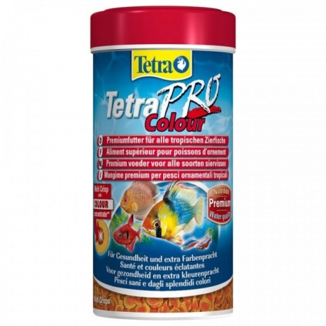 Tetra Pro Color toit kõikidele dekoratiivakvaariumi kaladele 250ml