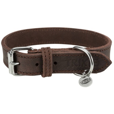 Rustikaalne krae, S-M: 34-40 cm/25 mm, tumepruun
