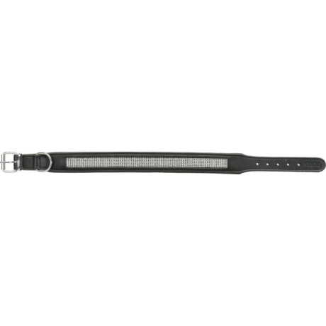 Aktiivne Comfort-krae kristallidega, P: 5058 cm/30 mm, must