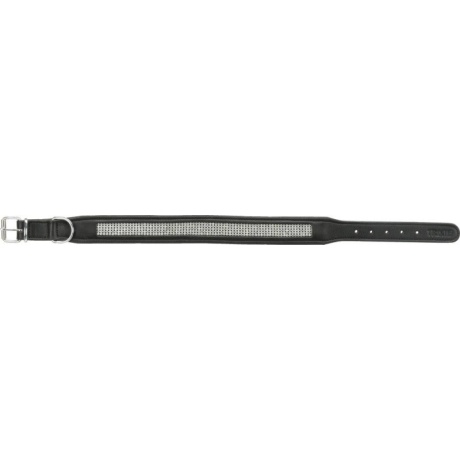 Aktiivne Comfort-krae kristallidega, ML: 4452 cm/25 mm, must
