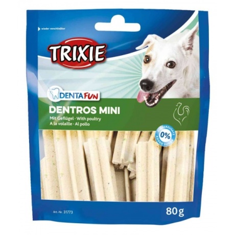 Maius koertele DENTAfun Dentros Mini linnuga, 80 g