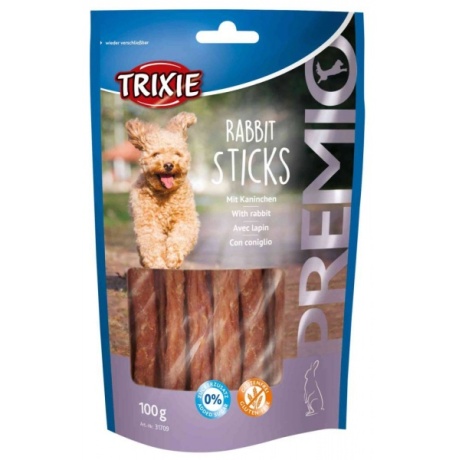 PREMIO Dog Treats Küülikupulgad, 100 g