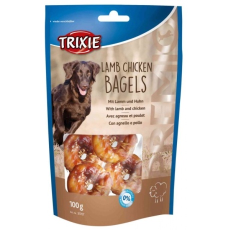 Maiused koertele PREMIO Bagelid kana ja lambaga, 100 g