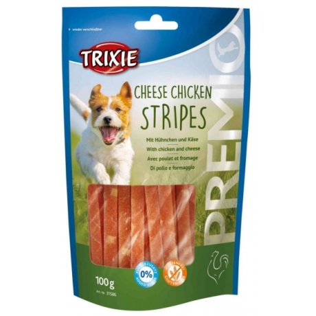 PREMIO Dog Treats Cheese Chicken Strips, 100 g