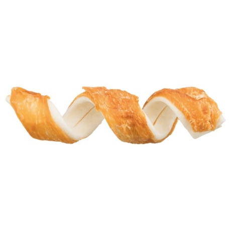 Denta Fun Dog Treat Chicken Chew Curls, 15 cm, 3 tk./110 g