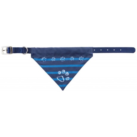 Nailonist kaelarihm salliga, S-M: 30-38 cm/20 mm, indigo