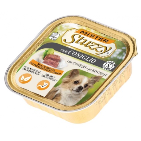 Täistoit (konserv) MISTER STUZZY Koer küülikuga 150g