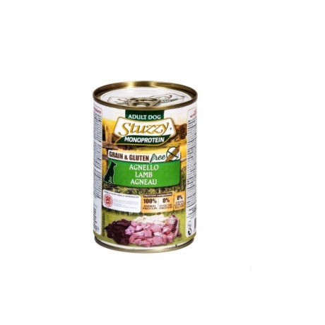 Täistoit (konserv) STUZZY Dog Monoprotein 400g lambaga