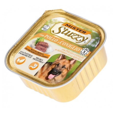 Täistoit (konserv) MISTER STUZZY Koer 300g kana ja küülikuga.