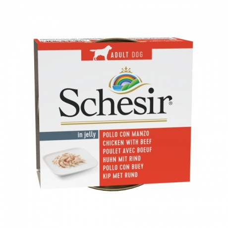 Schesir kanafilee + veisefilee tarretises 150g märgtoit koertele