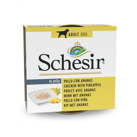 Schesir kana + ananass tarretises 150g märgtoit koertele