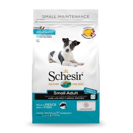 Schesir Small Maintenance kalaga 800 g kuiva koeratoitu