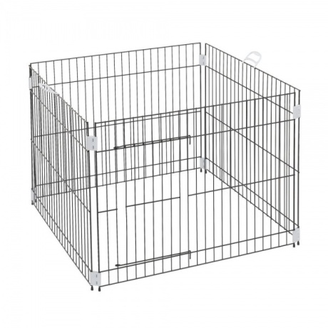Metallist puur kutsikate treenimiseks 80x80x62 cm