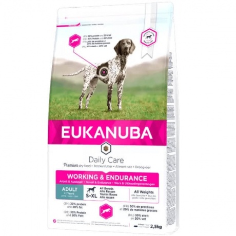 EUKANUBA Täiskasvanud kanaga töö- ja sportkoertele 15 kg