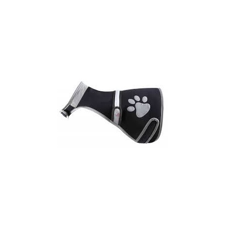 Turvavest koertele, USB L 60-80cm Must