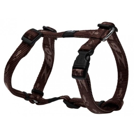 Шлейка Rogz H Kilimanjaro 11мм/23-37см шоколад