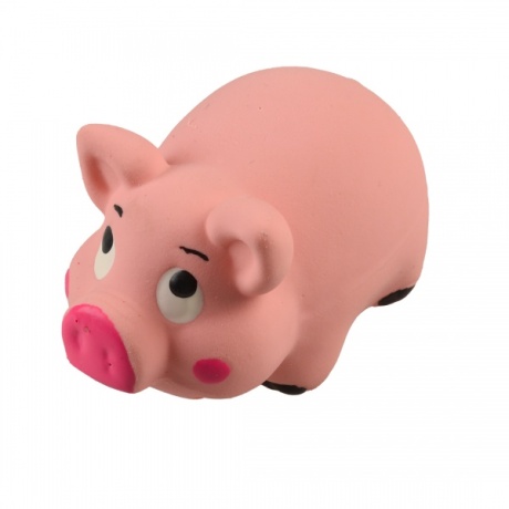 Игрушка для собак из латекса Innocent Pig розовая 6,5x3,8x4,6см