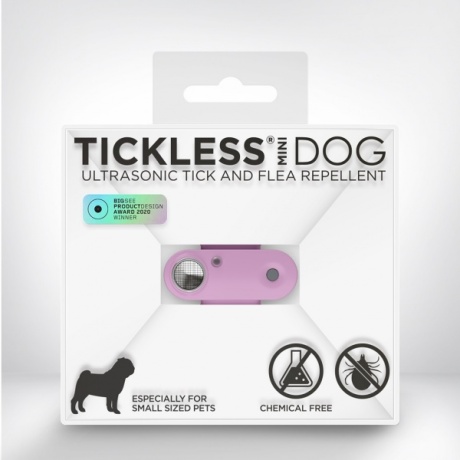 TICKLESS MINI DOG Ультразвуковой кулон против клещей и блох, фиолетовый