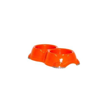 Миска Double Smarty Bowl Nr2 оранжевый/киви/зеленый