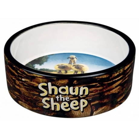 ***Керамическая миска Shaun the Sheep 0,8 л/16 см коричневая