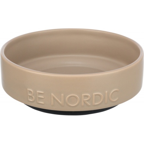 Керамическая миска BE NORDIC, 0.5 l/ø 16 cm, серо-коричневая